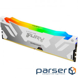 Memory module KINGSTON FURY Renegade White/Silver DDR5 6400MHz 16GB (KF564C32RWA-16)