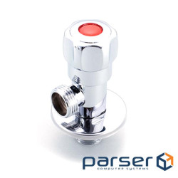 Комплект вентиль 3/8'', хол/гір , Red / Blue (80007)