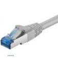 Патч-корд екранований RJ45 SFTP6a 0.5m,patch AWG27 D=6.0mm LSOH Gold Cu,сірий (75.09.3659-1) (75.09.3659-1)