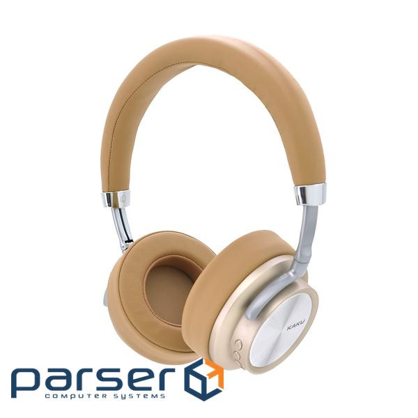 Ігрові Bluetooth навушники iKAKU KSC-221 LONGYU, Gold-Silver