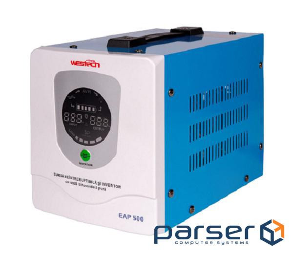 ДБЖ з правильною синусоїдою Westech EAP DUAL ULTIMATE -500VA / 300W 12V, о (WS-EAP-300(500VA) ULTIM)