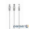 Патч корд Cablexpert 0.5м UTP, Серый, 0.5 м, 5е cat. (PP12-0.5M)