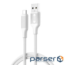 Кабель XO USB - USB Type-C (M/M), 3А, 60W, 1 м, White (NB265-AC.white)