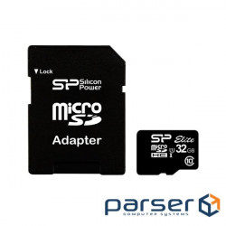 Карта пам'яті SILICON POWER microSDHC 32 GB Class 10 UHS-I Elite + adapt (SP032GBSTHBU1V10-SP)