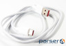 Кабель Dengos USB-USB Type-C 1м White (PLS-TC-6A-WHITE)