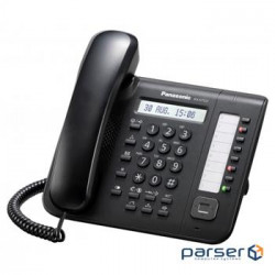 Системний телефон  Panasonic KX-DT521RU Black (цифровой) для АТС Panasonic (KX-DT521RU-B)