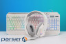 Клавіатура 2E Gaming KG315 RGB USB White Ukr (2E-KG315UWT)