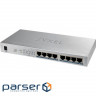 Network switch Cisco SG350X-48-K9-EU Тип - управляемый 3-го уровня, форм-фактор - в стойку, количество портов - 54, порты - SFP+, Gigabit Ethernet, комбинированный, возможность удаленного управления - управляемый, коммутационная способность - 176 Гбит/ с, размер таблицы МАС-адресов - 64000 Кб, корпус - Металический, 48x10/ 100/ 1000TX, 2хSFP+ ZyXel GS1008HP-EU0101F