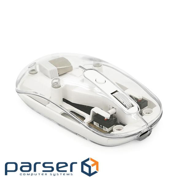 Миша бездротова JEDEL WD131P-BG, 800 / 1200 / 1600DPI, 2.4 GHz+Bluetooth 5.0, 3.7V 300mAh, Type-C за