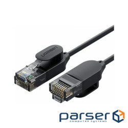 Патч-корд 3м, UTP cat 6 RJ-45 COPPER black Ugreen (U_70653)
