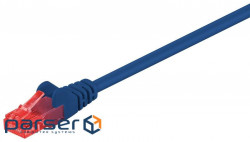 Патч-корд неекранованій RJ45 UTP6 1.0m,patch AWG24 D=5.8mm Gold Protect,синій (75.06.8437-10)