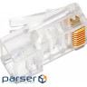 Конектор RJ45, UTP, з наскрізними отворами, 8p8c ( 100шт пакунок) KINGDA KD- (KD-PG8032-C5E/100шт) )