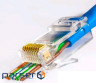 Конектор RJ45, UTP, з наскрізними отворами, 8p8c ( 100шт пакунок) KINGDA KD- (KD-PG8032-C5E/100шт) )