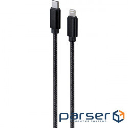 CABLEXPERT USB 2.0 Type-C/Lightning cable 1.8m Black (CCDB-MUSB2B-CMLM-6)