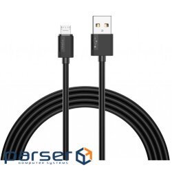 Data cable USB 2.0 AM to Micro 5P 2.0m Nets T-M801 Black T-PHOX (T-M801 (2) black (T-M801 2m black)