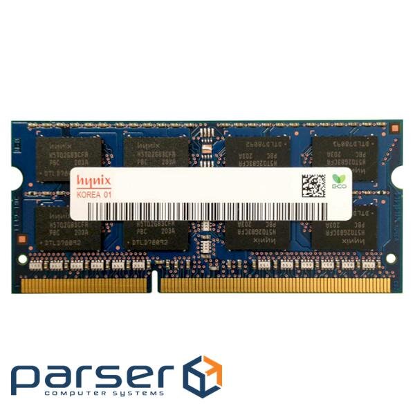 Модуль пам'яті HYNIX SO-DIMM DDR3L 1600MHz 4GB (HMT351S6EFR8A-PBN0)
