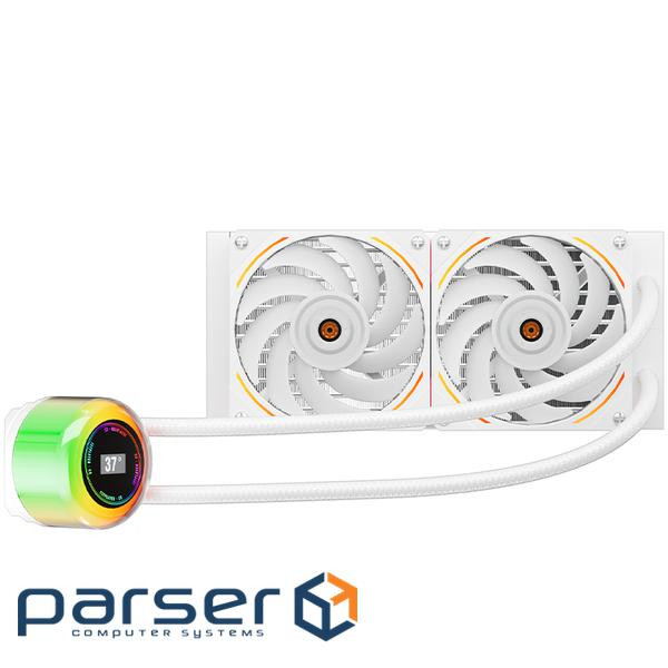 Система водяного охлаждения 1stPlayer CC-240 White, Intel: 2011/1851/1700/1366/1200/1150 (CC-240-WH)