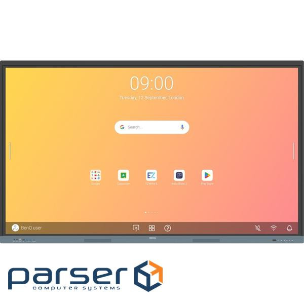 Інтерактивна панель 86" BenQ RE8604, IPS, UHD, колонки, чорна (9H.F9GTK.DE4) (9H.F9GTK.DE4)