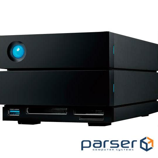 Портативний жорсткий диск LACIE 2big Dock Thunderbolt 3 28TB TB3/USB3.2 Black (STLG28000400)