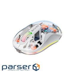 Мишка BAVIN G-K-992 RGB Wireless/Bluetooth White (G-K-992-WH)