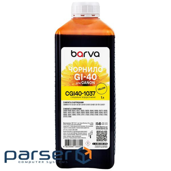 Чорнило Barva Canon GI-40 1 л, yellow special (CGI40-1037)
