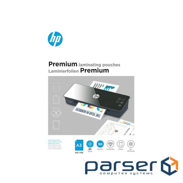 Плівка для ламінування HP Premium Laminating Pouches, A3, 80 Mic, 303x426, 50 pcs (9126) (838150)