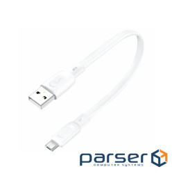 Кабель Foneng X107 USB-Micro USB (M/M), 2.1 A, 0.25 м , White (X107-CA-MU)