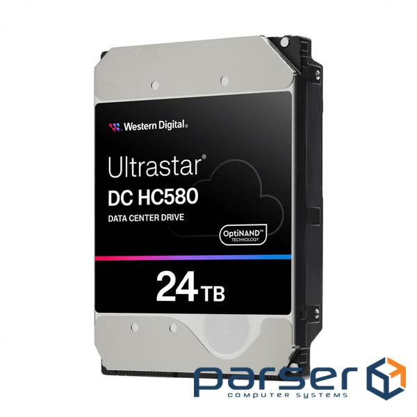 Жорсткий диск Western Digital Ultrastar DC HC580 24TB 7200rpm 512MB WUH722424AL5204 3.5" S (0F62802)