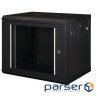Hypernet Шафа комутаційна настінна 15U 19" 600х450 серiя ProLine чорна (PL-WMNC-15U-BLACK) (PL-WMNC-15U-BLACK)