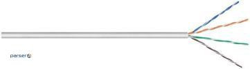 Кабель мережевий в бухті FreeEndRJ45 UTP5e 300m,solid 4x2xAWG24 CCA,HQ,серый (75.09.5410-4)