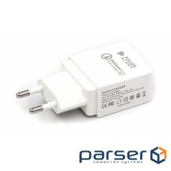 Зарядное устройство PowerPlant Qualcomm Quick Charge 3.0 (SC230082)