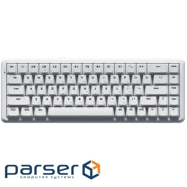 Ігрова механічна клавіатура AK680 MAX Magnetic Switch-ABS White Keycaps-RGB -Aluminum (AK680-WM-W-A)