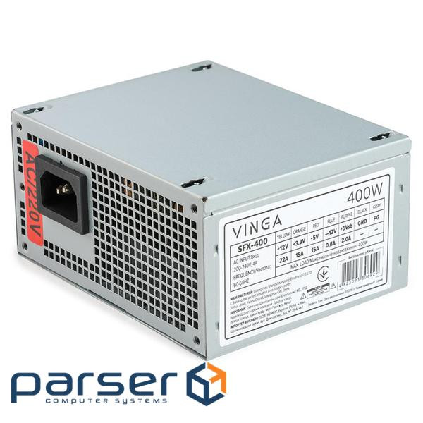 Блок живлення Vinga 400W ОЕМ (SFX-400)