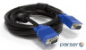 Кабель Kingda VGA 15M-15M, 5.0 м з феритами, екранований (S0291)