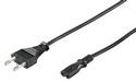 Device power cable IEC(EuroPlug)-(C7)Euro8 M/M 5.0m,0.75mm,black (75.09.5039-1)