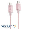 Кабель Proove Spectral Type-C to Type-C 60W (1m) pink (CCSP60002215)