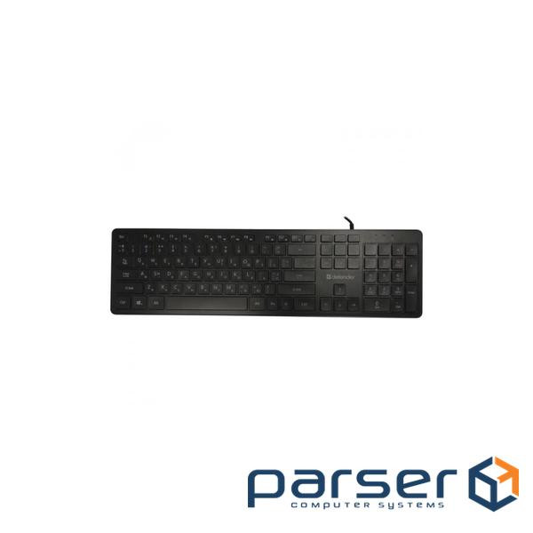 Клавіатура ігрова Defender Balance LQ UA LED підсвітка, чорна (450790) (450790)