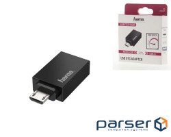 Переходник OTG USB 2.0 AF to Micro 5P Hama (00200307)