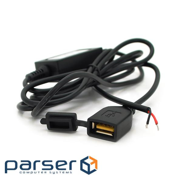 Конвертер USB2.0(F),DC 5V, Black, OEM (JJT-083)