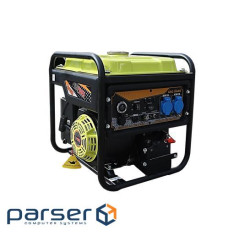 Генератор інверторний БЕНЗИНОВИЙ GENPOWER GBG 60IES 4.8kW (6kVA), однофазний, 230V, 50Hz, DC12V. об&