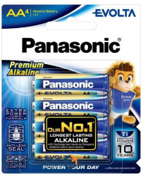 Батарейка Panasonic Evolta лужна AA блістер, 4 шт. (LR6EG/4B)