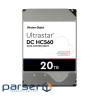 Жорсткий диск 3.5" WD Ultrastar DC HC560 20TB SAS 7.2K (WUH722020BL5204/0F38652)