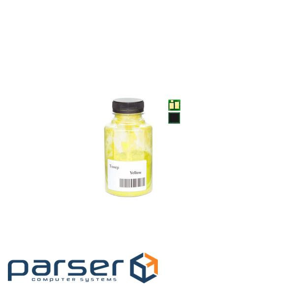 Toner + ANC chip for HP CLJ Pro M454dn/479dw, HP 415A bottle 60g Yellow (50000266)