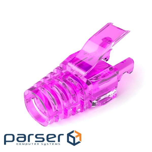 Ковпачок ізолюючий PiPo RJ-45 Cat.5 / Cat.6 (100 шт / уп.), Transparent-purp (CPRJ45P-TR-P-CAT5 / 6) .), Transparent-purp (CPRJ45P-TR-P-CAT5 / 6)