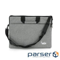 Сумка для ноутбука Merlion 15" Stripe, Gray (YT-MR15StrGr)