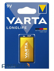 Battery Varta Longlife 9V 6LR61 (04122101411)