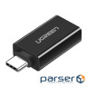 Перехідник OTG USB 3.0 AF to USB-C US173 black Ugreen (20808)