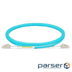 LC/UPC-LC/UPC MM (G50-OM3) Uniboot 2m Duplex, 2mm CMS Patchcord 