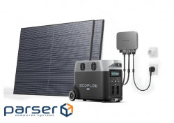 Комплект енергонезалежності EcoFlow PowerStream - мікроін (DELTAPro-EU-C20/EFPowerStreamMI-EU-800W)