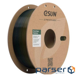 Пластик для 3D-принтера eSUN PLA Clear Rainbow 1,75mm 1kg Transl YEL GRN BLUE (PLA-CLRB175T-YGU1P1)